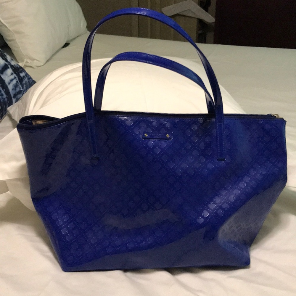 Kate Spade Royal Blue Polyvinyl purse